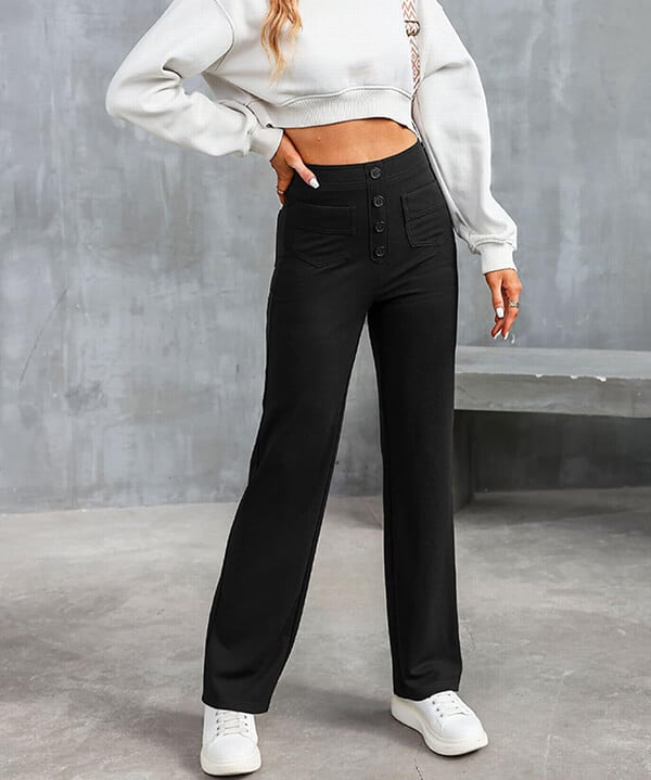 ARIA™ | High-Waisted Stretch Trousers