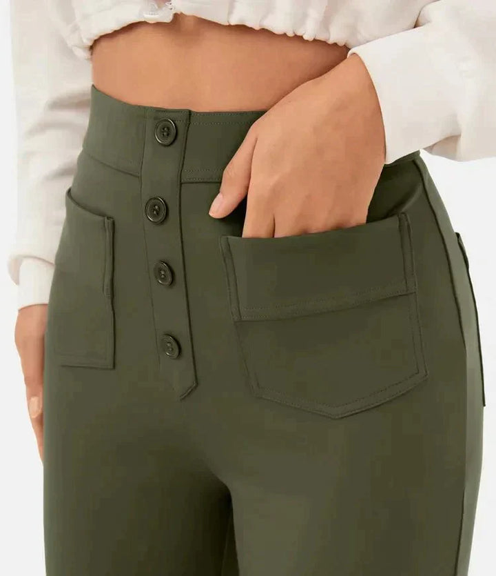 ARIA™ | High-Waisted Stretch Trousers