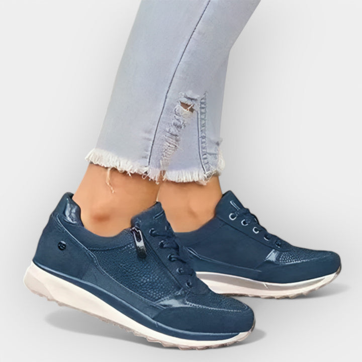Zapatillas anatómicas con cremallera