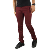 Pantalones casuales de color liso para hombre