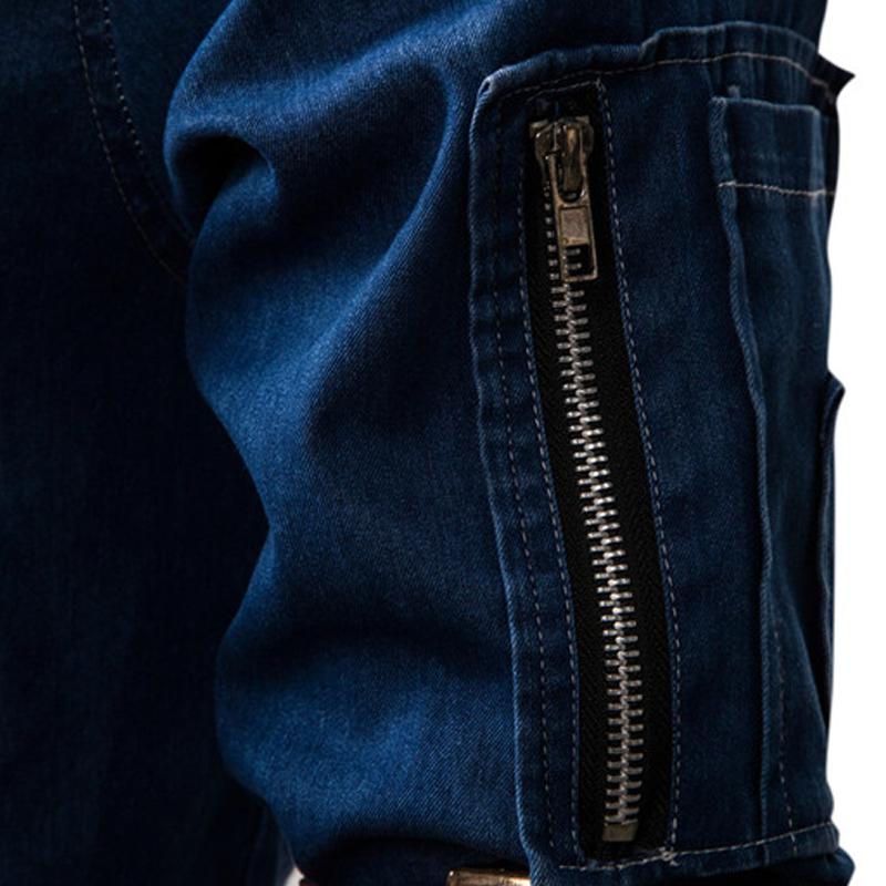 Men's Long Sleeve Washed Denim Shirt - Style 38818803X