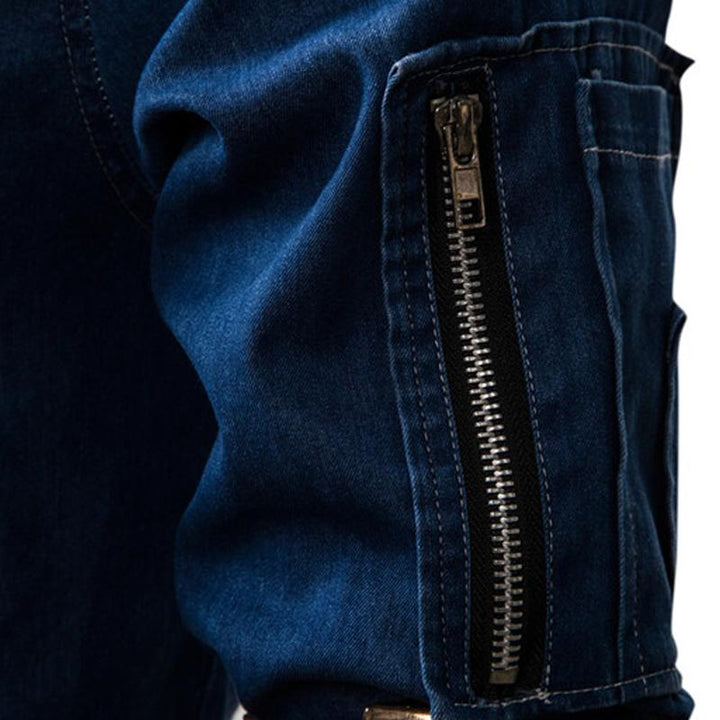 Men's Long Sleeve Washed Denim Shirt - Style 38818803X