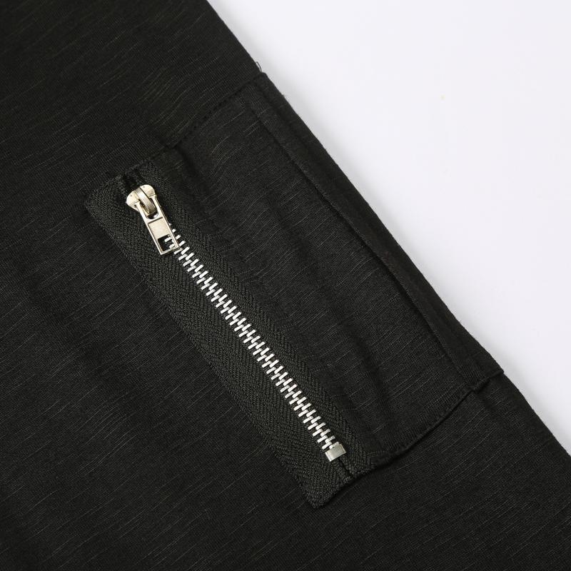 Men's Long Sleeve Crew Neck T-Shirt with Zip Pocket - Style 56507368X