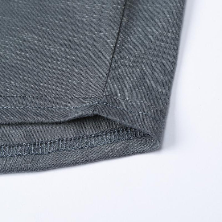 Men's Long Sleeve Crew Neck T-Shirt with Zip Pocket - Style 56507368X
