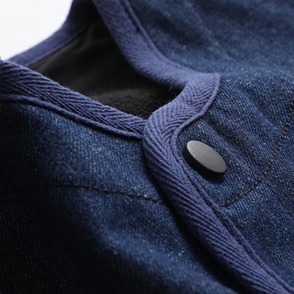 Men's Classic Thin Fleece Denim Work Vest - Style 89962464M