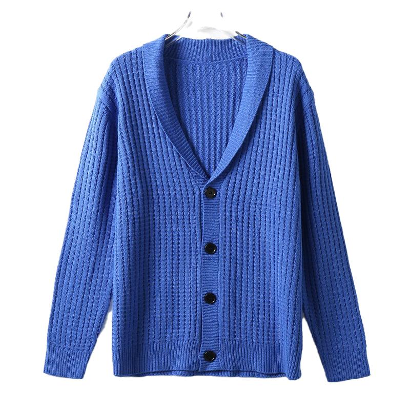 Men's Solid Color Knit Cardigan Sweater - Style 57658907X (Duplicate)
