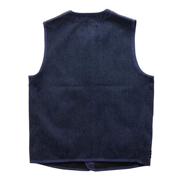 Men's Classic Thin Fleece Denim Work Vest - Style 89962464M