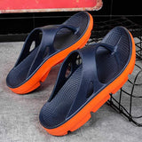 Pantuflas para hombre con soporte para el arco del pie y suela gruesa