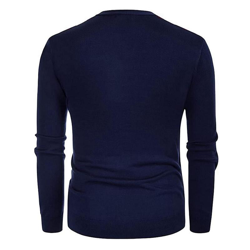 Cárdigan de punto para hombre con diseño de rayas