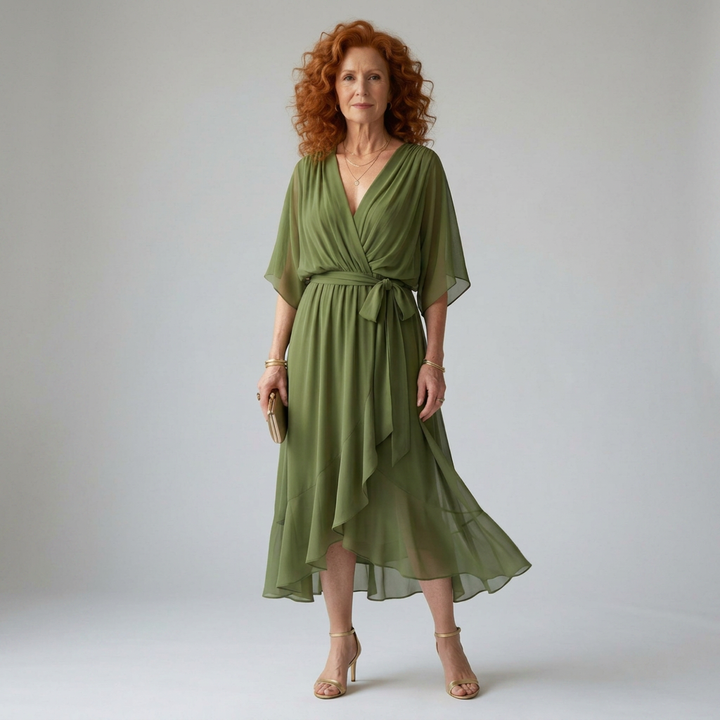 Valentina | Vestido Midi con Caída Ligera