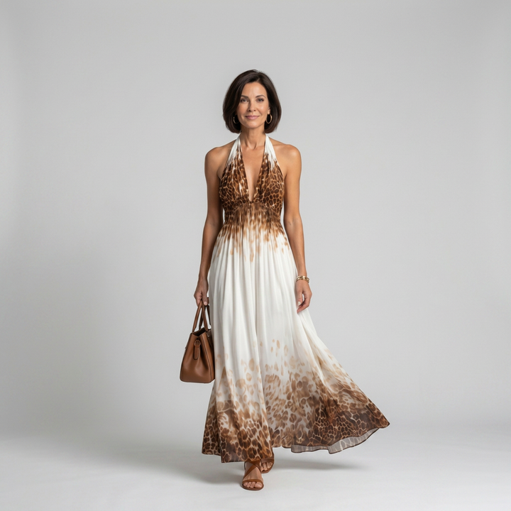 Beatriz | Vestido Midi Plisado Blanco