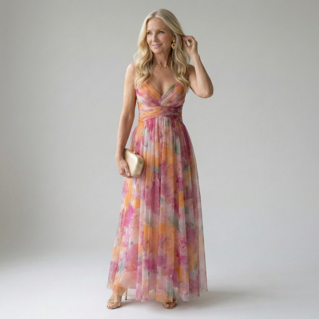 Rosario | Vestido Maxi con Envuelto Suave