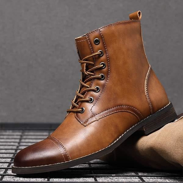 Men's Retro Martin Boots - Style 24814369