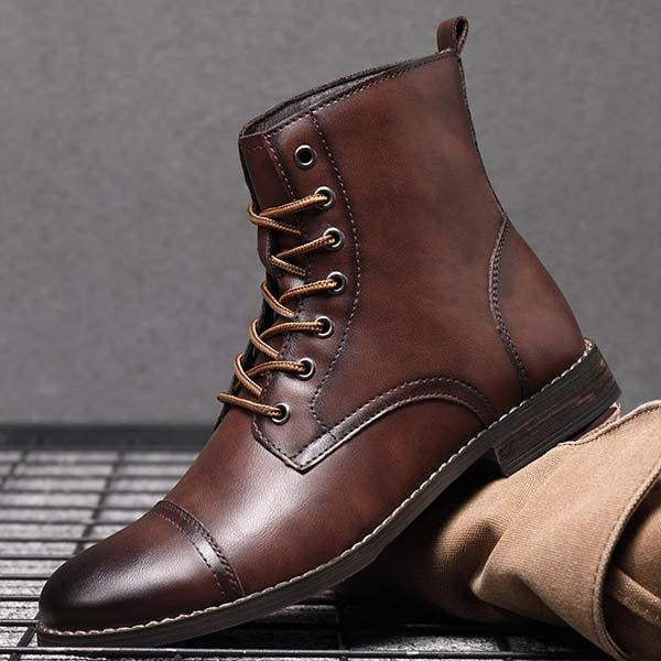 Men's Retro Martin Boots - Style 24814369