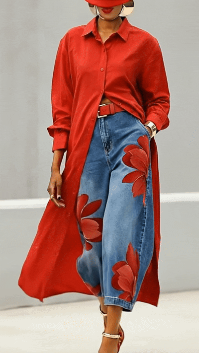Valeria™ Jeans Efecto Figura