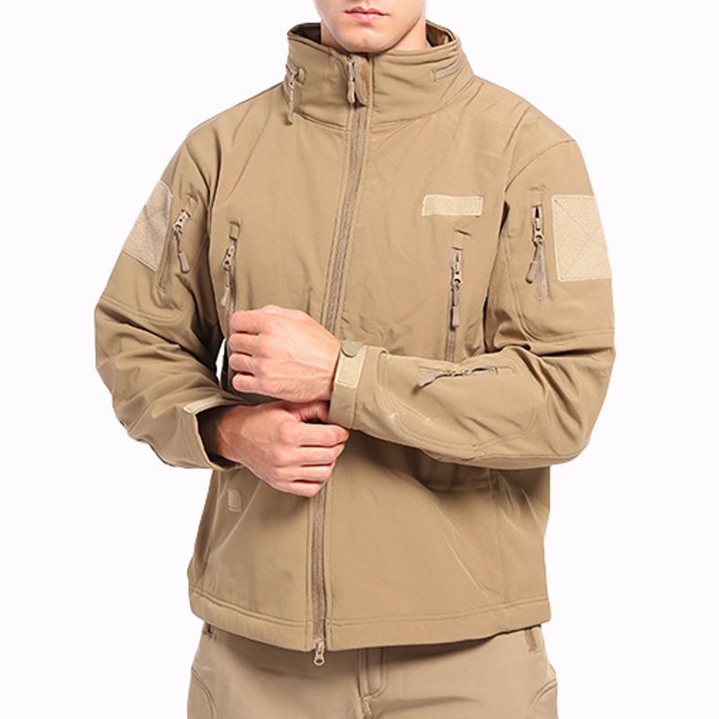 Men's Tactical Fleece Jacket for Outdoor Adventures - Model 25634311T
