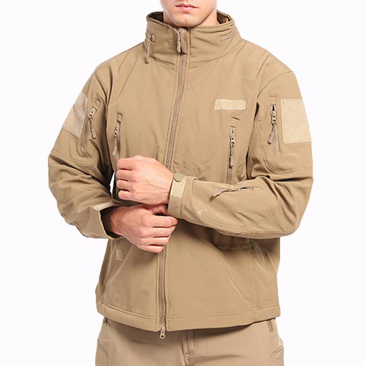 Men's Tactical Fleece Jacket for Outdoor Adventures - Model 25634311T
