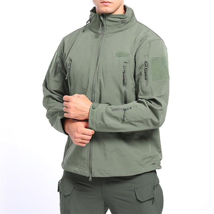 Men's Tactical Fleece Jacket for Outdoor Adventures - Model 25634311T