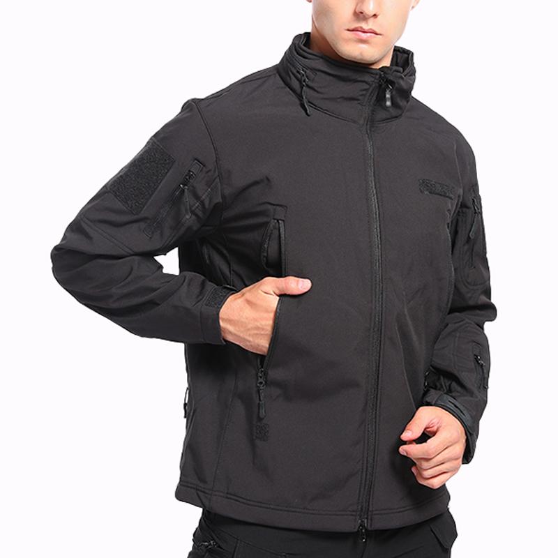 Men's Tactical Fleece Jacket for Outdoor Adventures - Model 25634311T