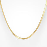 Collar con colgante de serpiente brillante