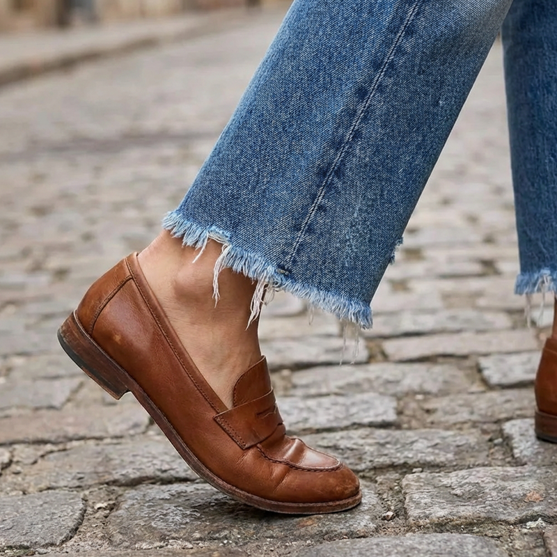 Elena™ Pantalones Vaqueros de Corte Recto para Mujeres