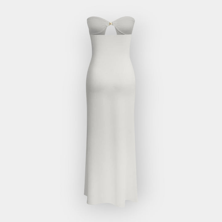 Vestido Maxi Elegante sin Tirantes