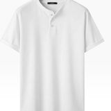 Mario| Camisa Henley Atemporal de Corte Preciso