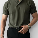Mario| Camisa Henley Atemporal de Corte Preciso