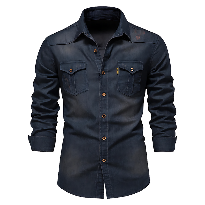 CAMISA DE DENIM SLIM