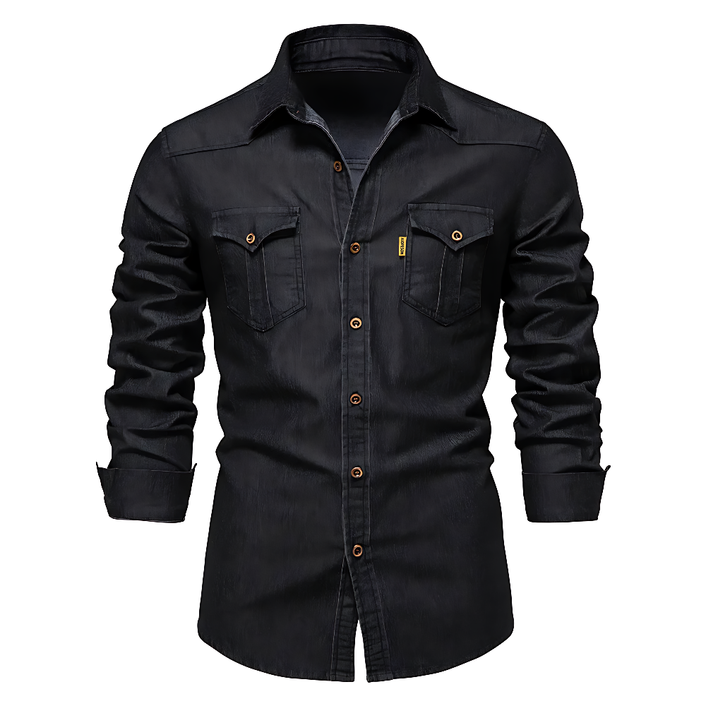 DUMONT LYON | CAMISA SLIM DE MEZCLILLA