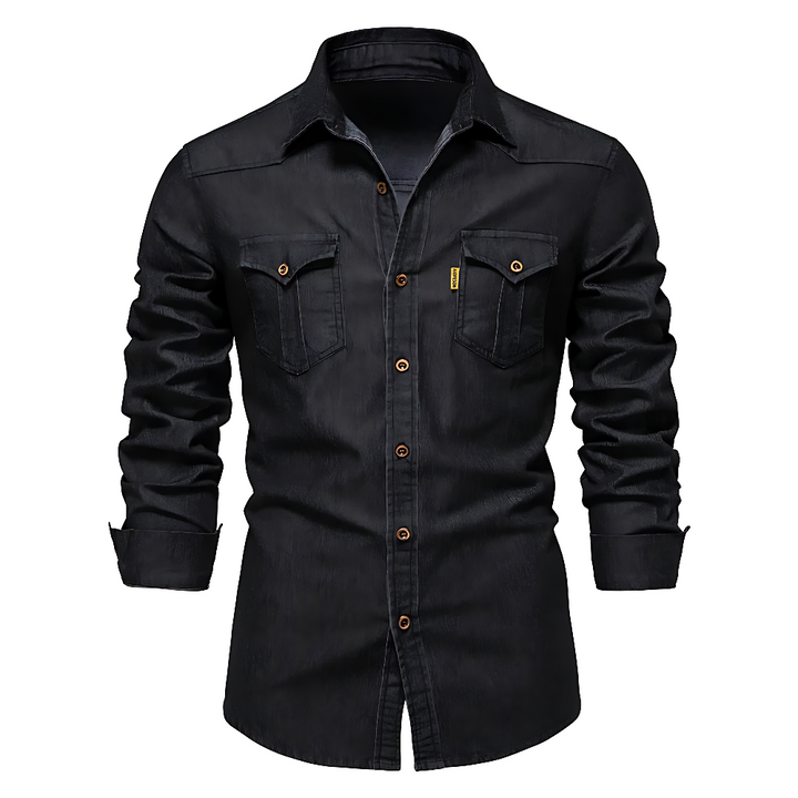 DUMONT LYON | CAMISA SLIM DE MEZCLILLA