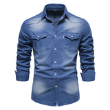 CAMISA DE DENIM SLIM