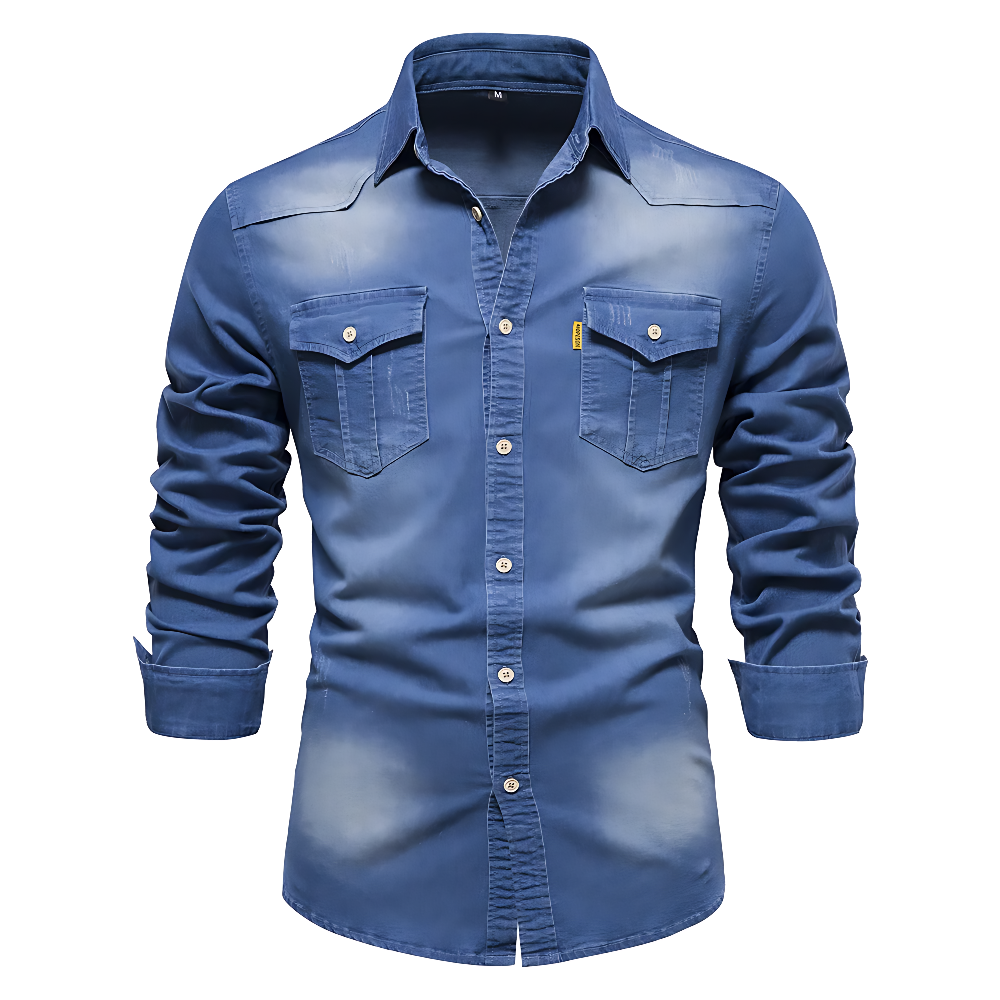 CAMISA DE DENIM SLIM