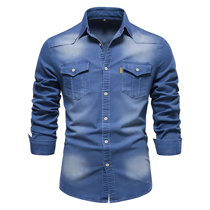 CAMISA DE DENIM SLIM