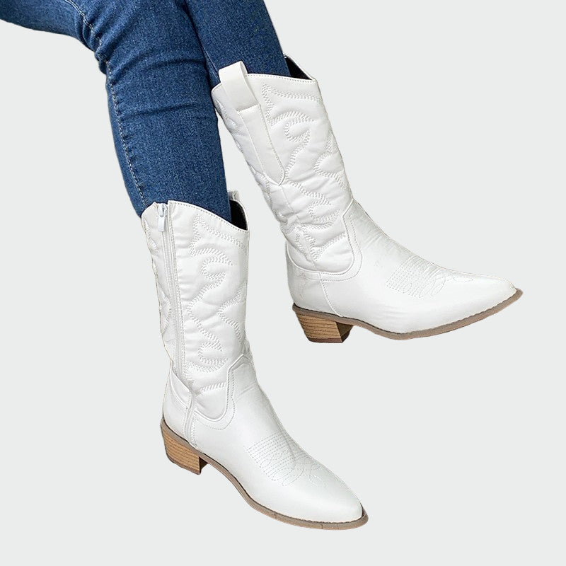 Valve - Metallic Western Cowboy Boots