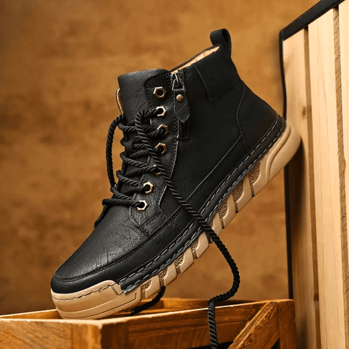 Botas de Cuero Signature-Meeste con Masculinidad Atemporal
