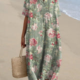 Lina | Vestido Vintage con Estampado Floral