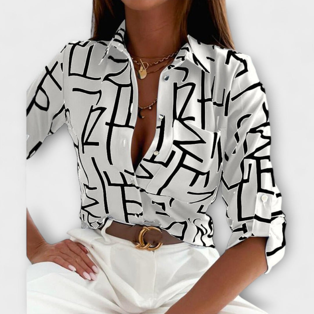 Maria - Camisa con cuello clásico