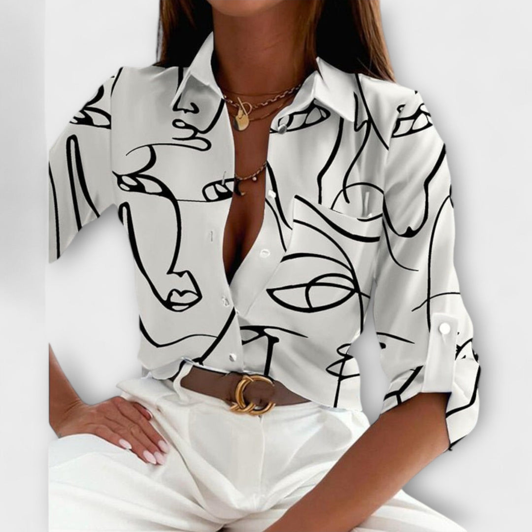 Maria - Camisa con cuello clásico