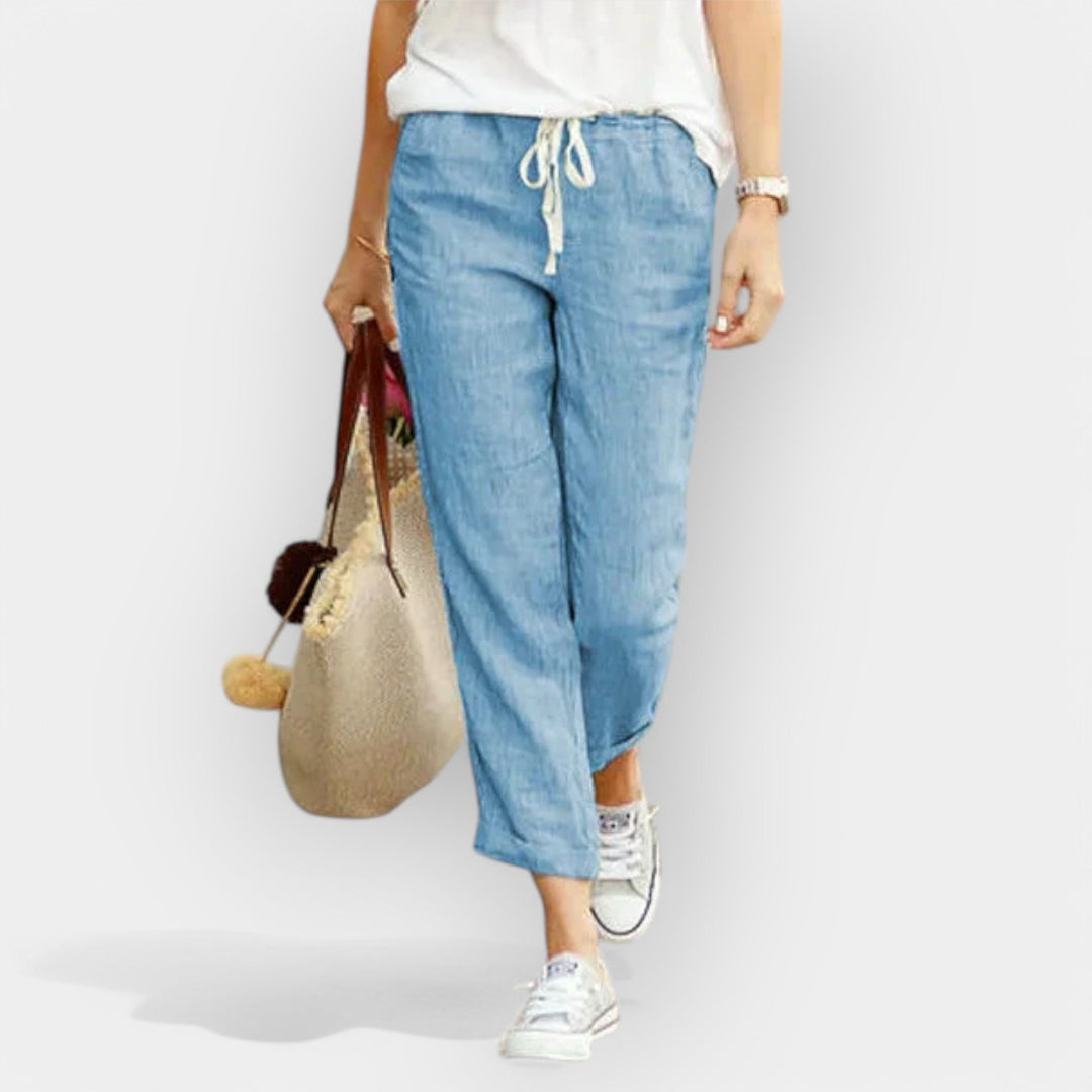 Pantalones de algodón cómodos