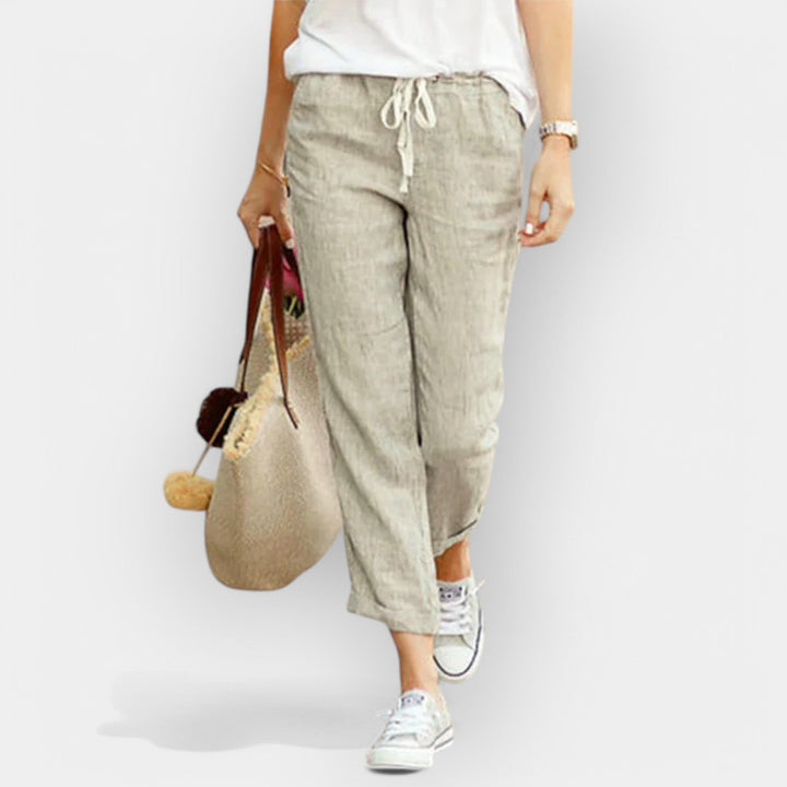 Pantalones de algodón cómodos